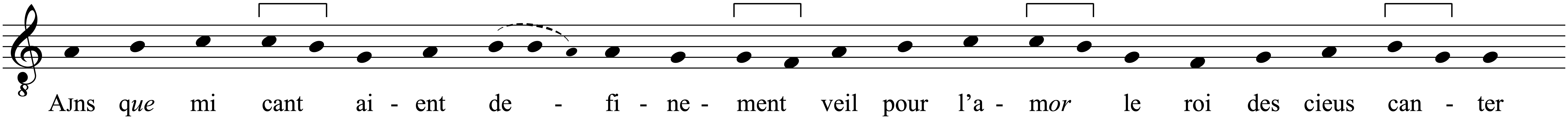 Work musical notation